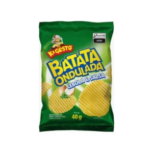 Batata Ondulada Cebola e Salsa 40g cx c/ 20UN