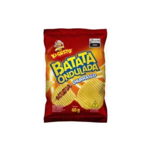 Batata Ondulada Churrasco 40g CX c/ 20UN