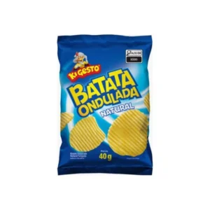 Batata Ondulada Natural 40g CX c/ 20UN
