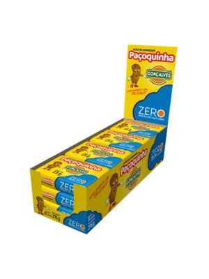 Display Paçoquinha Zero Açúcar Sabores