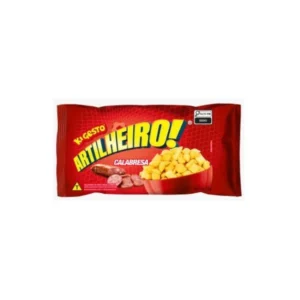 Salgadinho Artilheiro Calabresa 35g CX c/ 20UN
