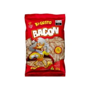 Salgadinho sabor Bacon 80g FD c/ 18UN