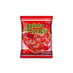 Balinha Coração Morango 500g