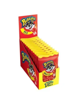 Display Bubbaloo Bala Morango 12x15g