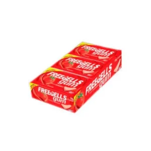 Chicle Freegells Gum Morango c/15UN