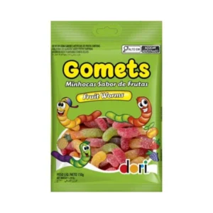 Gomets Goma Minhoca Frutas 150g