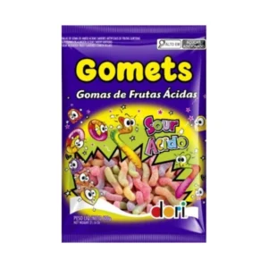 Gomets Goma Minhoca Frutas Acida 600g