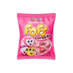 Marshmallow Fofs Coração Morango 220g