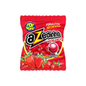 Pirulito Pop Mania Azedinho Morango 500g