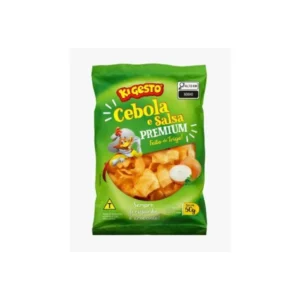 Salgadinho Cebola e Salsa Premium 50g CX c/ 20UN