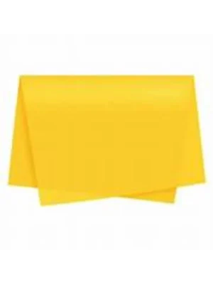 Papel de Seda 50x70cm Amarelo Ouro