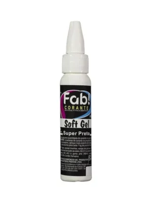 Corante Softgel Artificial Alimenticio Super Preto 25g