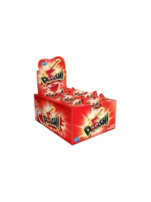 Chicle Poosh Morango 200g com 40un