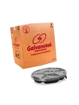 G-550 Bandeja com Divisória Preta Caixa com 50 Conjuntos