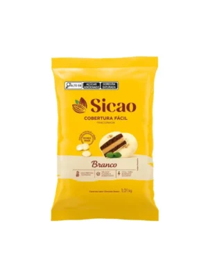 Sicao Cobertura Fácil Chocolate Branco Gotas 1kg