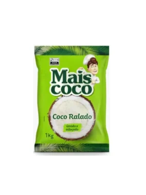 Coco Ralado Mais Coco Úmido 1kg