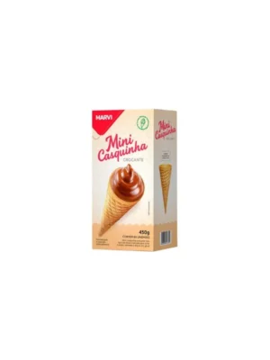 Mini Casquinha Baunilha 450g com 15un