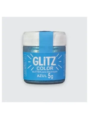 Glitter para Decoraçao Azul 5g