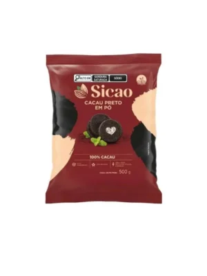 Sicao Cacau Preto em Pó 100% 500g