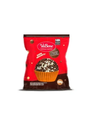 Cereal Mini com Cobertura Sabor Chocolate ao Leite Branco 500g