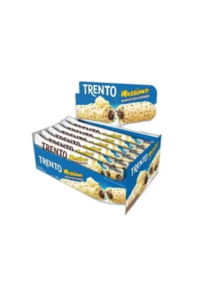 Trento Wafer Mássimo Branco Cookies Display 15x25g