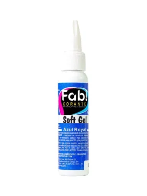Corante Softgel Artificial Alimenticio Azul Royal 25g