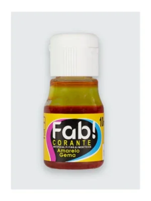 Corante Liquido Artificial Alimenticio Amarelo Gema 10ml