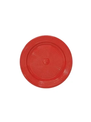 Prato de Bolo 15cm Bio Vermelho com 10un Trik Trik