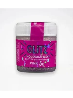 Glitter para Decoraçao Pink 5g