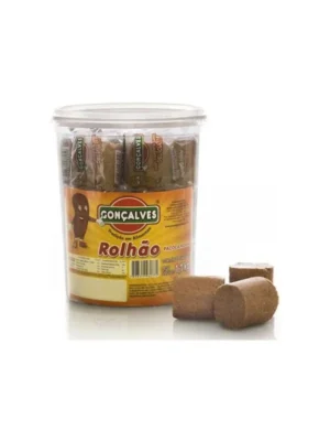 Paçoca Rolhão Gonçalves 1,1kg com 20un 50g