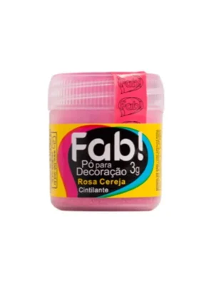 Pó para Decoraçao Rosa Cereja 3g