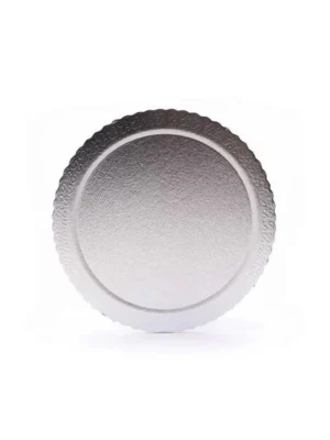 Cake Board Redondo 24 Prata
