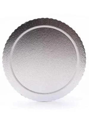 Cake Board Redondo 28 Prata
