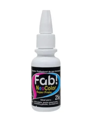 Corante Neocolor Artificial Alimenticio Super Preto 25g