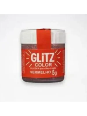Glitter para Decoraçao Vermelho 5g