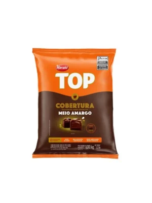 Top Cobertura Meio Amargo Gotas 1,010kg Harald
