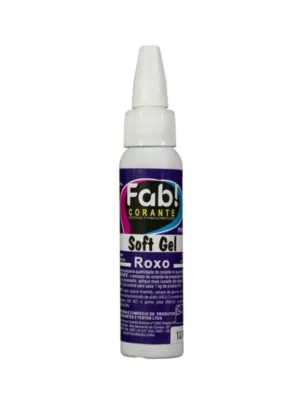Corante Softgel Artificial Alimenticio Roxo 25g