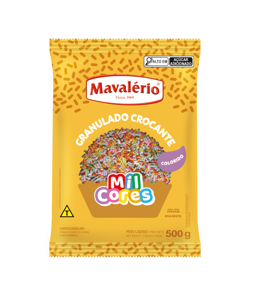 Granulado Crocante Colorido 500g 1 Granulado Crocante Colorido 500g