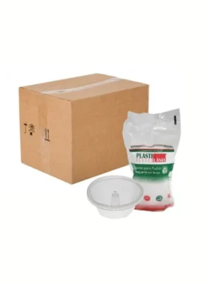 Forma Pudim com Tampa Caixa com 300un Plastilânia