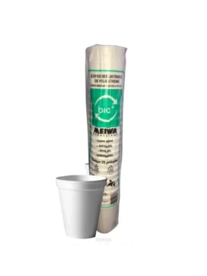 Copo Térmico Isopor 350ml Pacote com 25un Meiwa